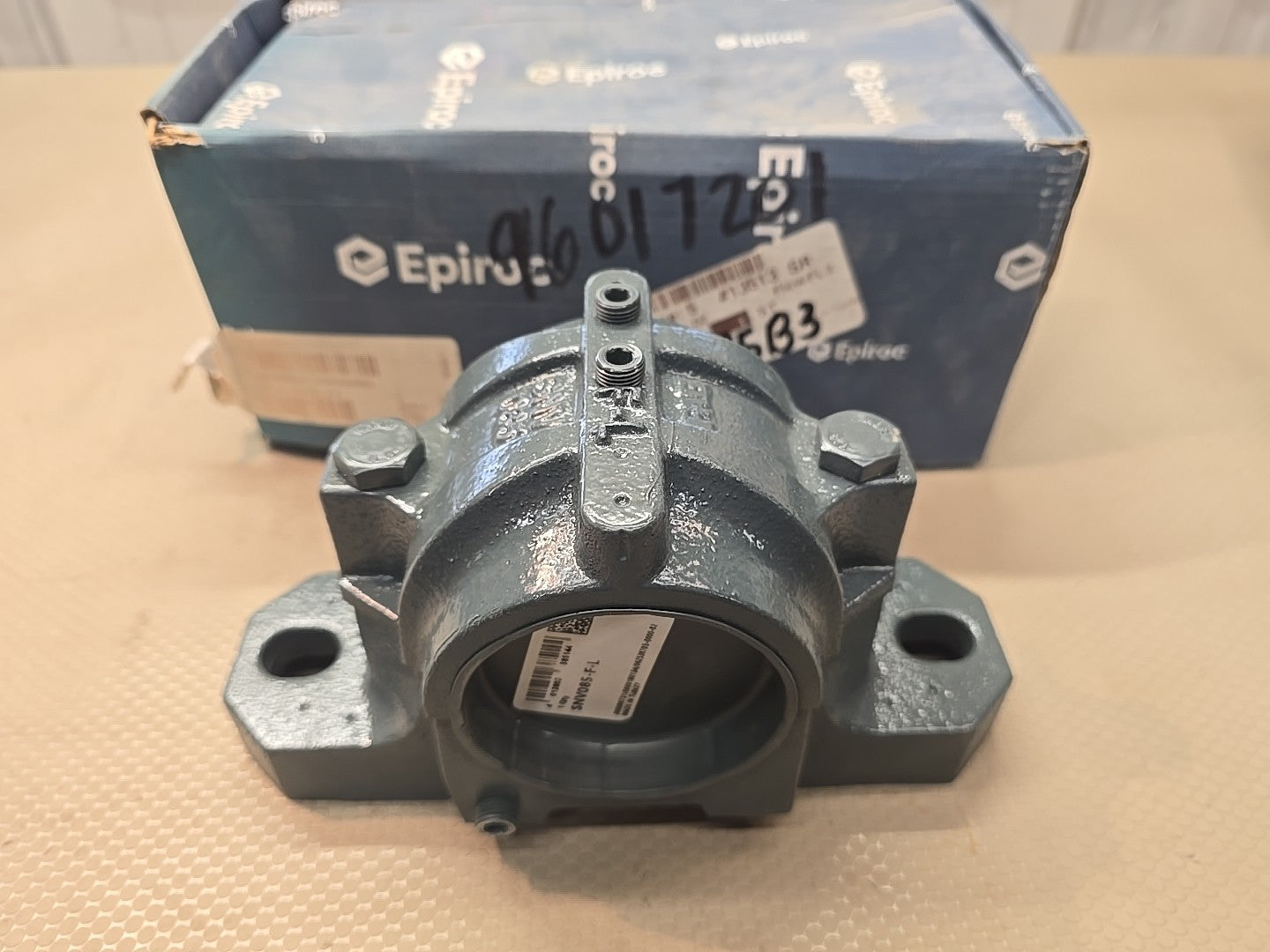 Epiroc 0502 8010 21 snv085-F-L Bearing Housing Atlas Copco Drill OEM NEW