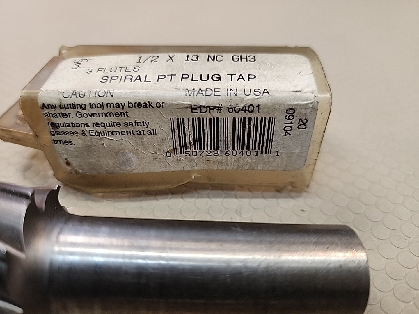 Viking Spiral Pt. Plug Tap 60401 1/2 x 13 NC GH3 3 FLUTES USA