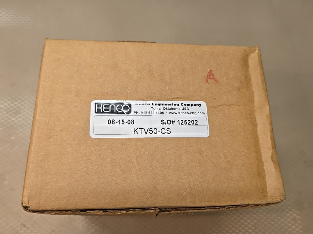 Kenco 1/2" Tubular Valve KTV Series KTV50-CS Set Of 2 NEW