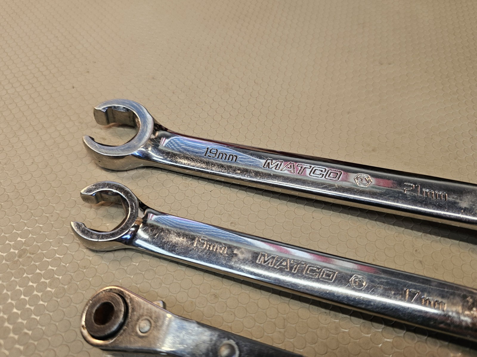 Matco Flare Nut Metric Lot Wrench Set 4pt SAE Flex Head Etc.