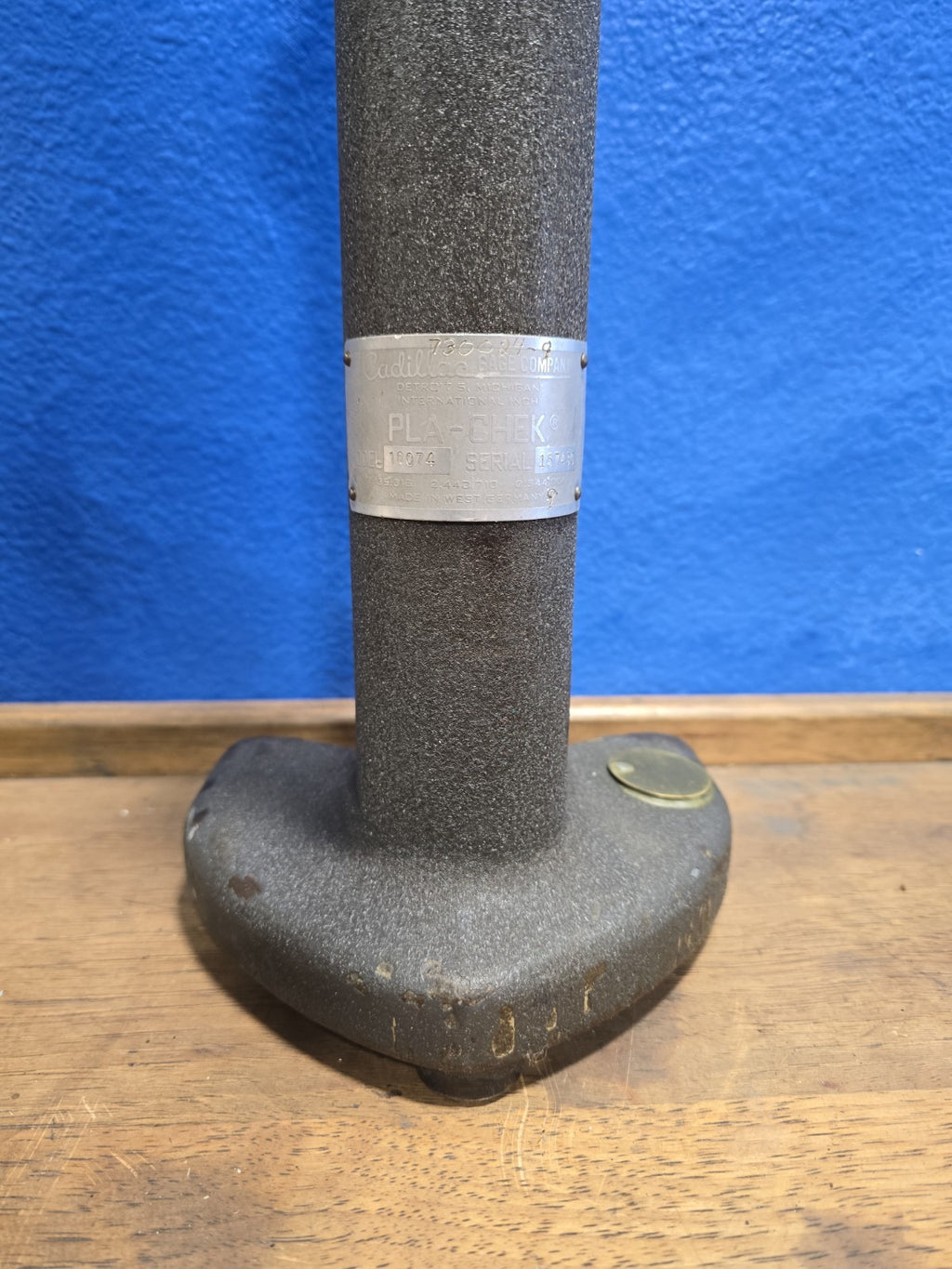CADILLAC GAGE CO.  PLA-CHEK HEIGHT GAUGE MODEL 10129 LARGE 12" 17 TALL 