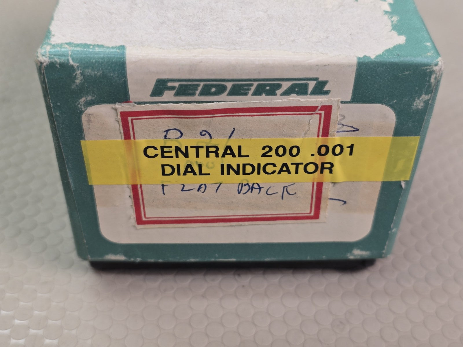Central Tool Co. No. 200 Dial Indicator .001" Jeweled Flat Back USA