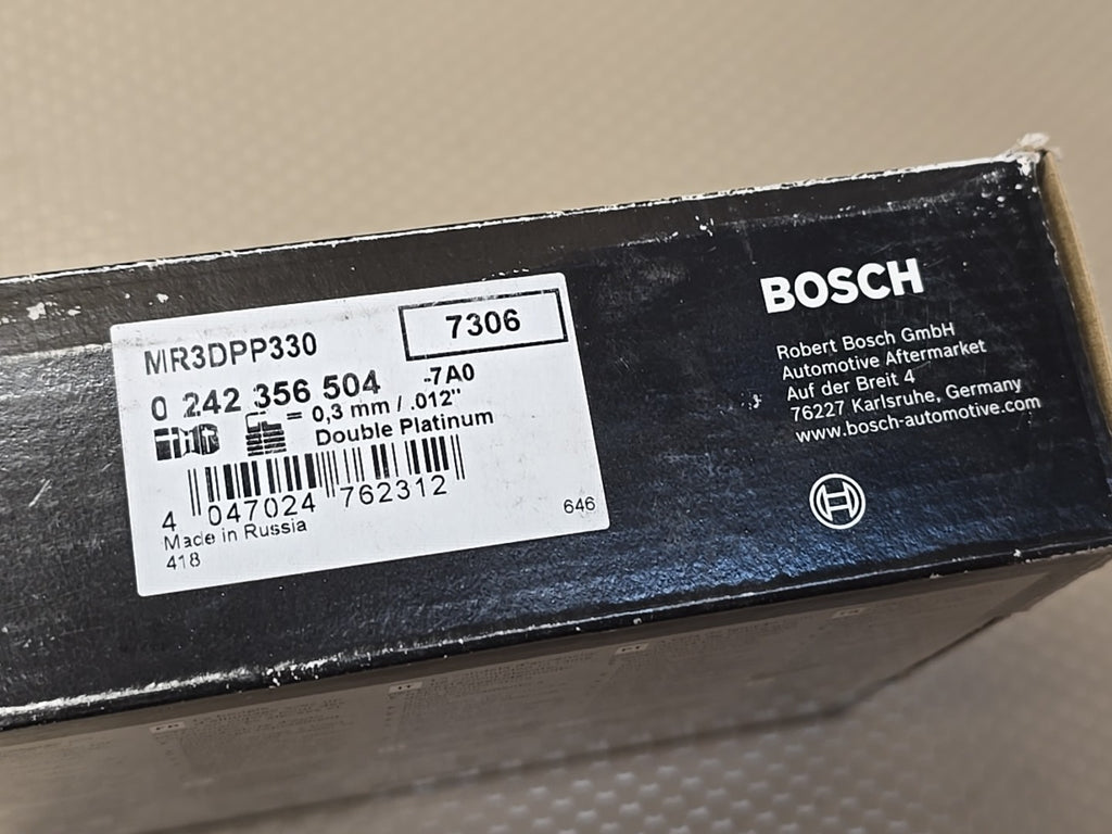 Spark Plug, Bosch 7360, 7306, MR3DPP330, 0242356504, 0242356504, Double Platinum
