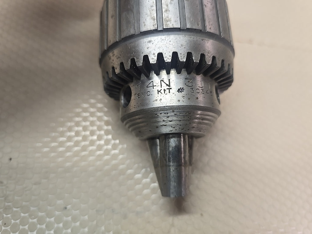 JACOBS 14N BALL BEARING SUPER DRILL CHUCK 0-1/2", 0-13mm CAP JACOBS TAPER #3 JT3