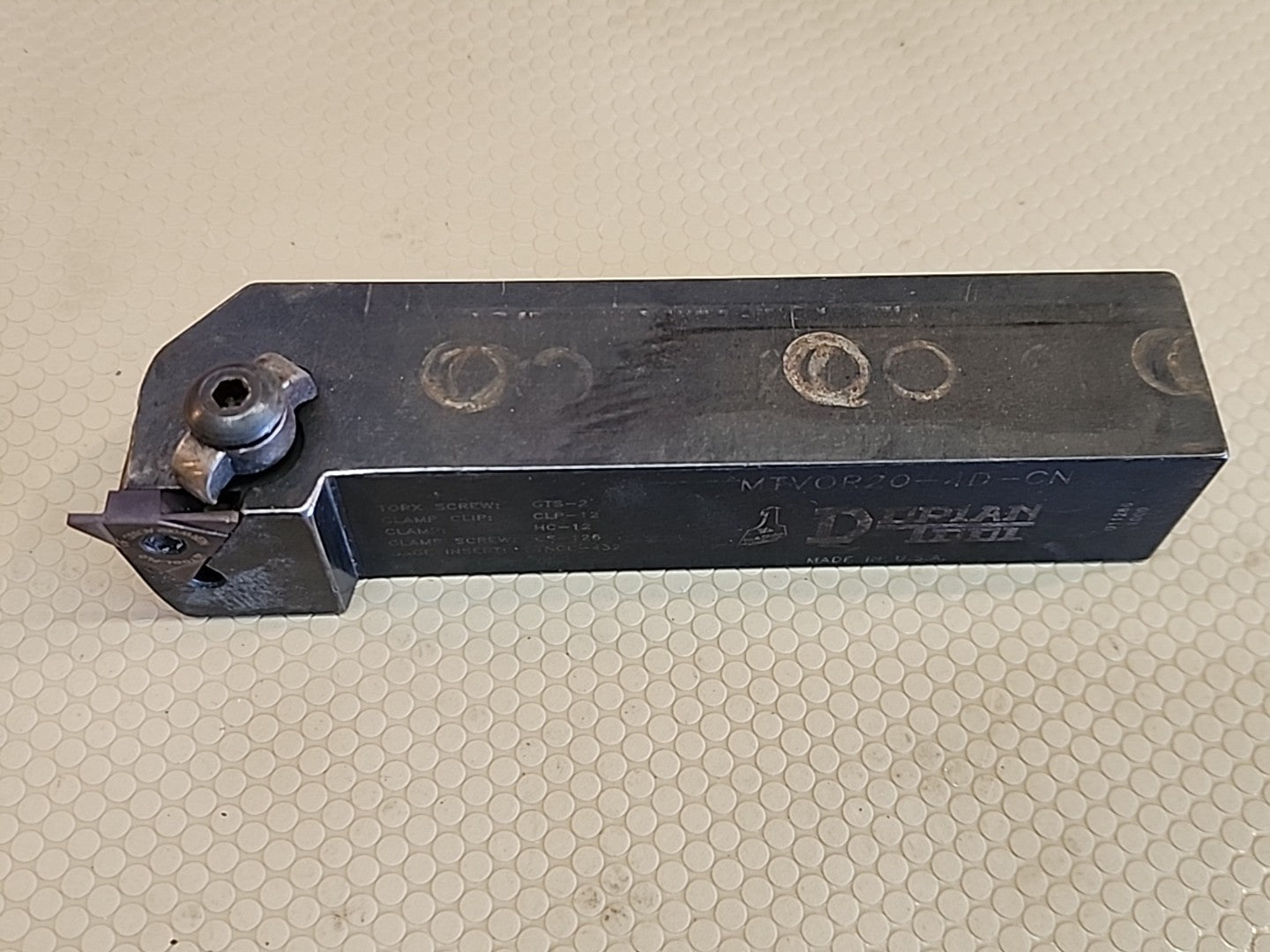 Dorian Tool MTVOR20-4D-CN Lathe Tool Holder Indexable Tool Holder  Square USA