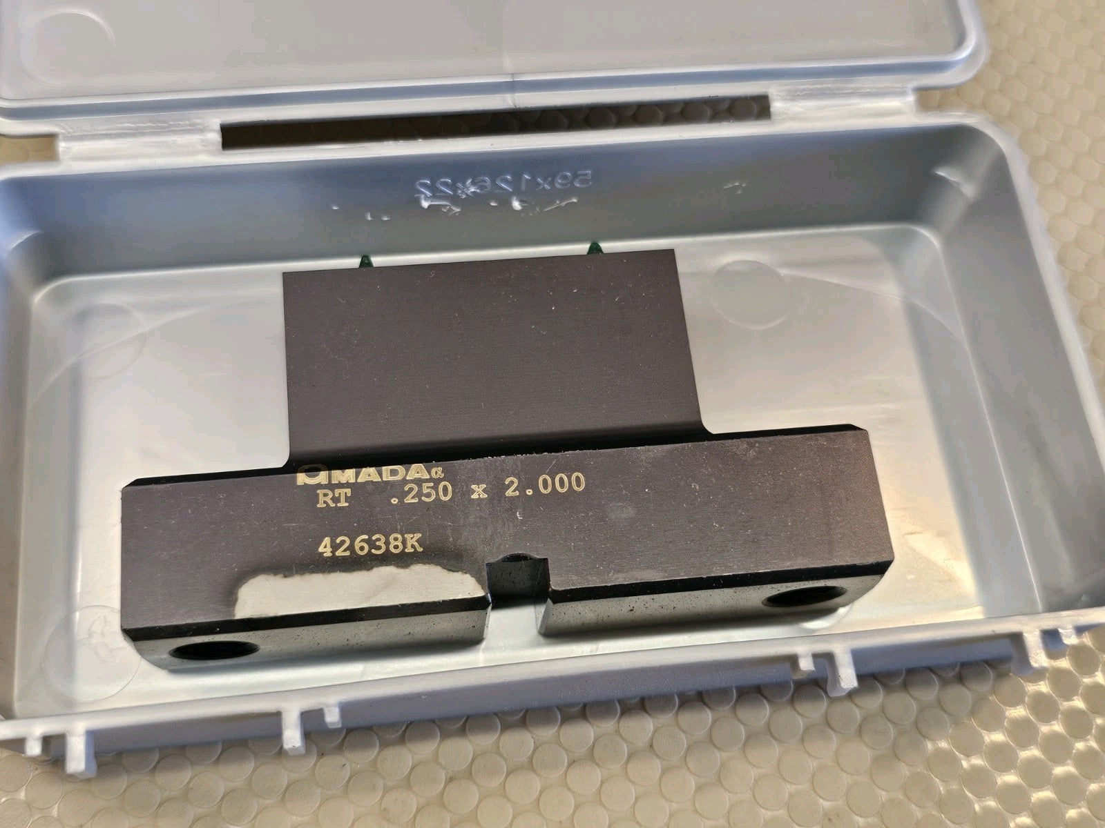 ​NEW AMADA 42638K ATLX D-Station Punch Press Rectangle RT Blade Insert .250 x2.0