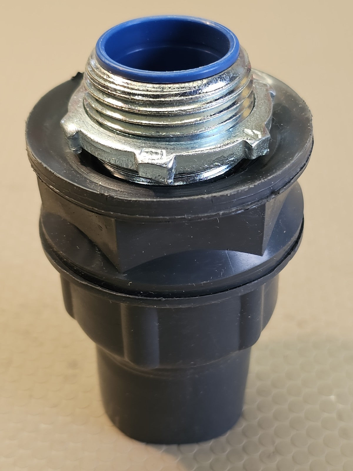 ROBROY PR5334 PLASTI-BOND STRAIGHT PVC COATED LIQUIDTIGHT CONDUIT CONNECTOR 1'