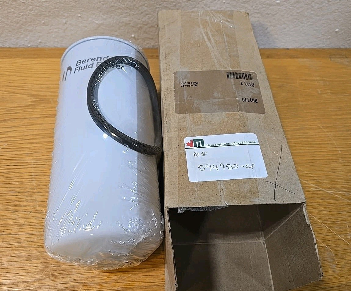 Berendsen Fluid Power B51110 Oil Filter Water Removal Element