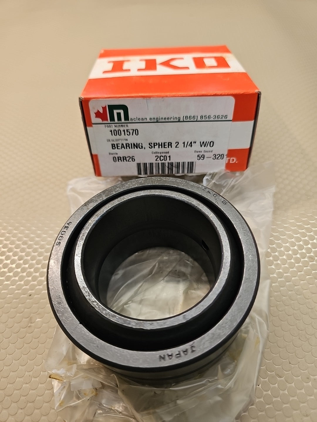 NEW IKO SBB36-2RS Steel-on-steel Spherical Bushings 57.15x90.488x50.01mm1PCS #NN