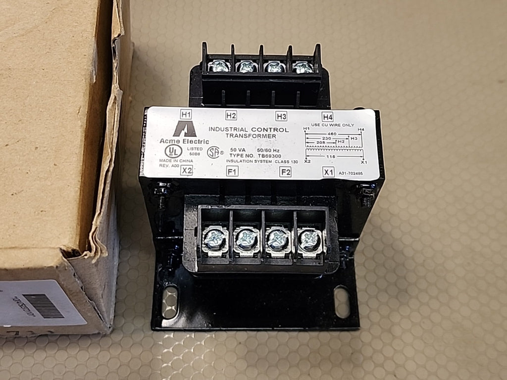 Acme Transformer TB-69300 Industrial Control Transformer 50VA 50/60Hz