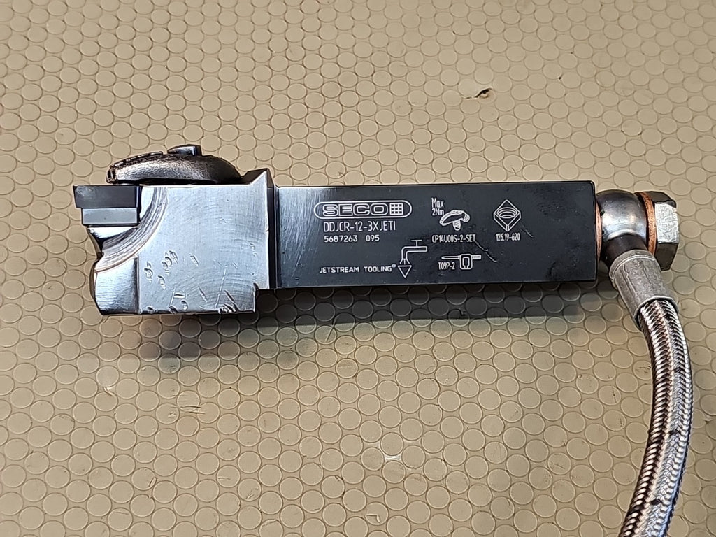 SECO Indexable Turning Toolholder: DDJCR-12-3XJETI Coolant