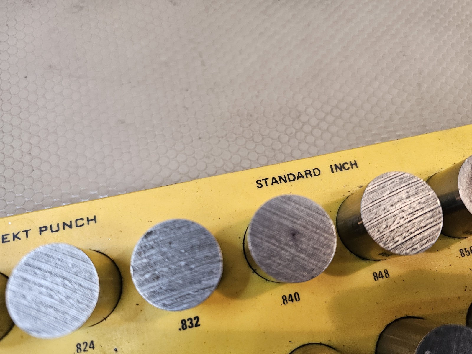Pin Gauge Perfekt Punch 0.809 to 0.872 LARGE Machinist 