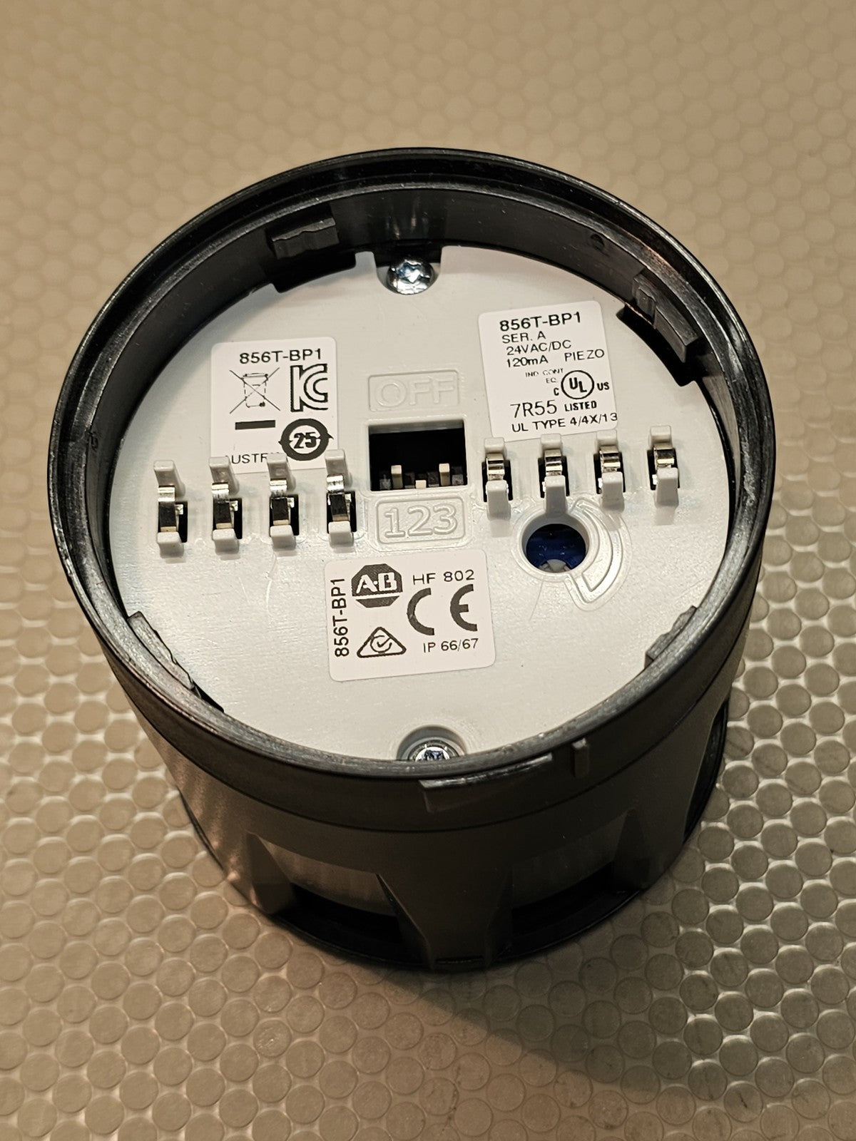 Allen-Bradley 856T-BP1 Piezo Alarm 24VAC/DC 120mA IP66/67 Sound Module