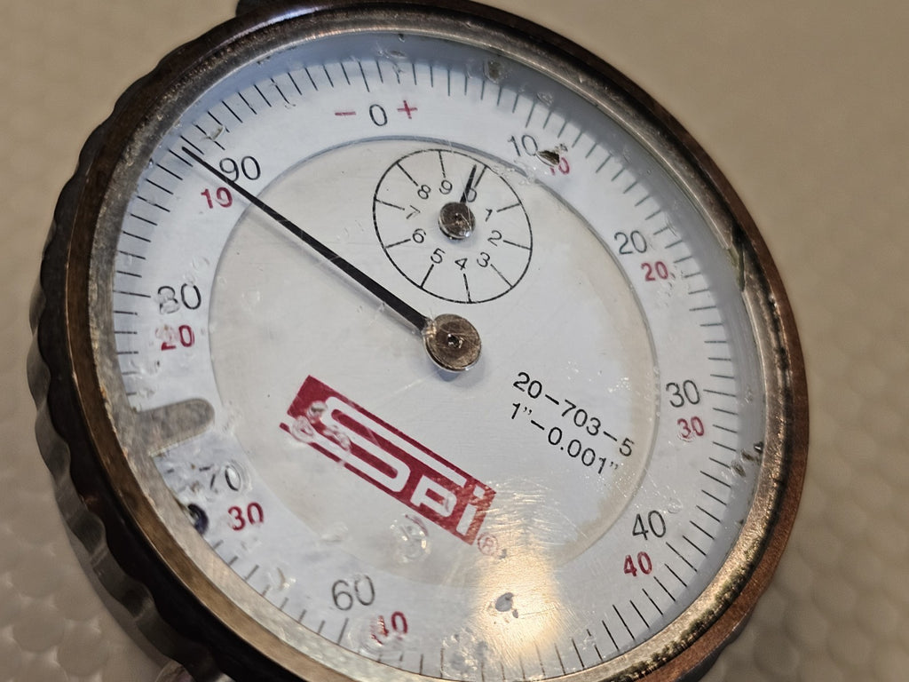 Swiss Precision Instrument 20-703-5 Dial Indicator: 1" Range, 0-100 & 0-50-0