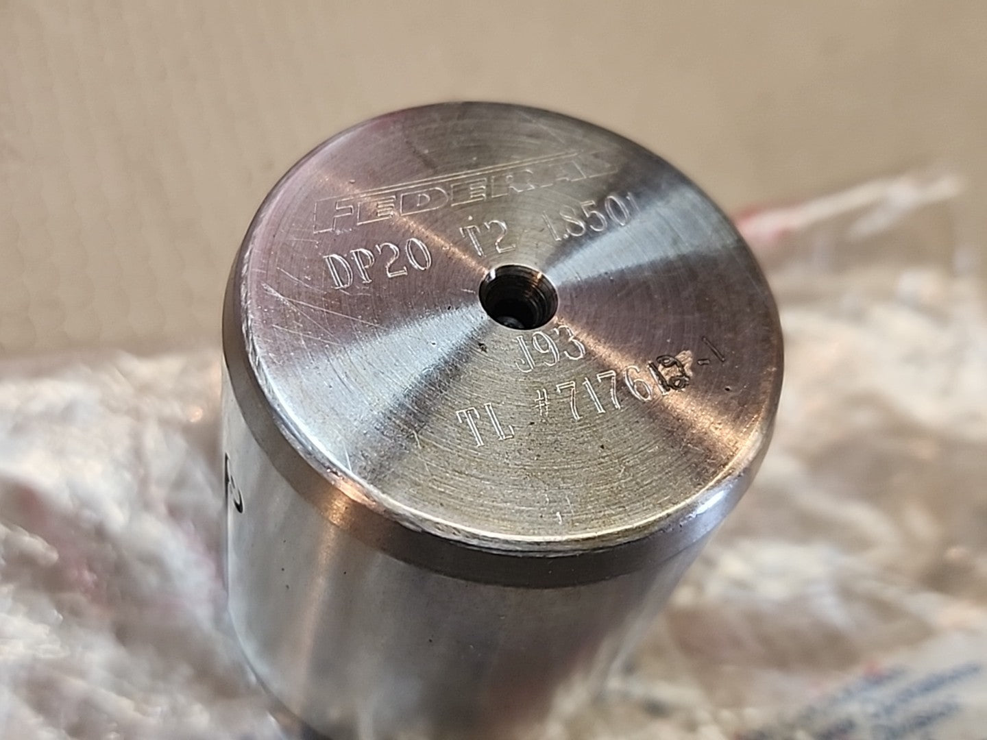 Federal Air Plug DP20-T2-1.8501 Diameter J93 TL#7176