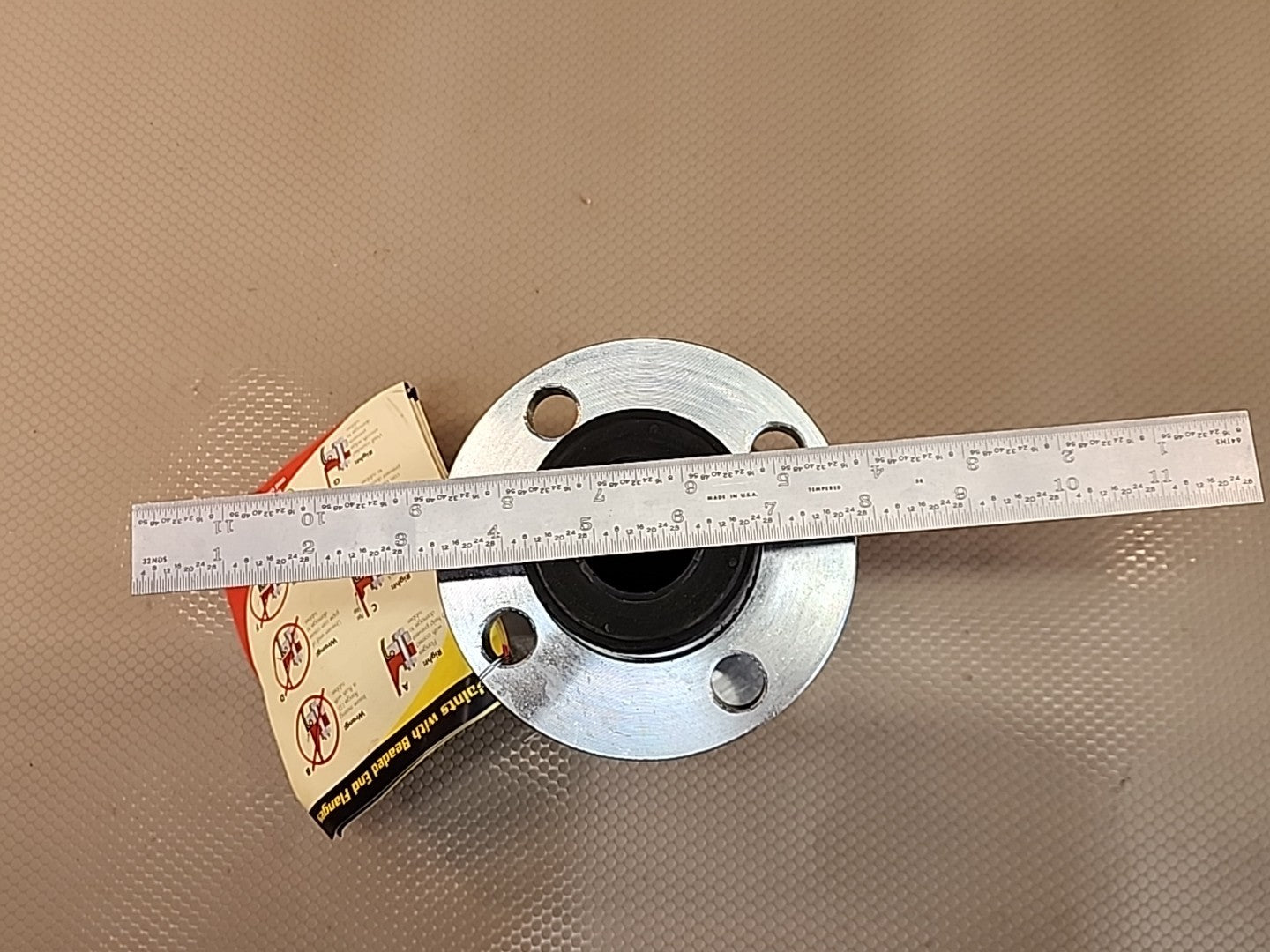 NEW Proco 240AV/EE EPDM Expansion Joint 2" x 6" W/ Beaded End Flanges