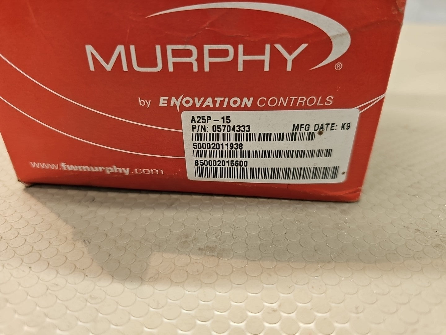 MURPHY Differential Pressure Switchgage A25P-15 PN 05704333 NEW