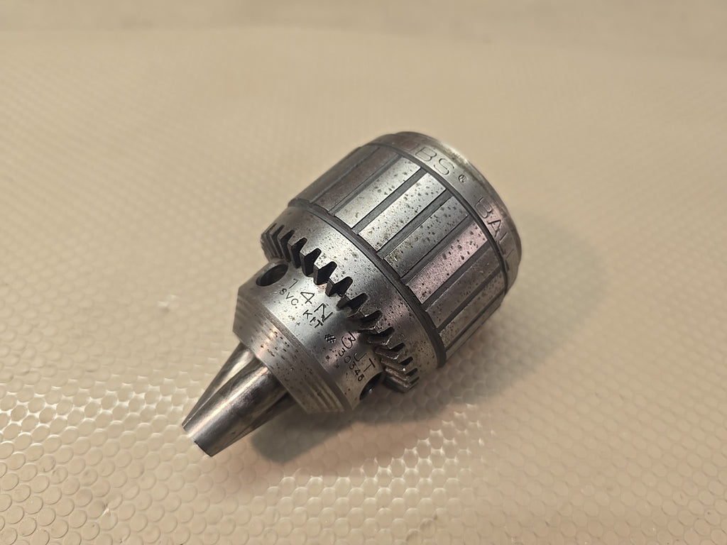 JACOBS 14N BALL BEARING SUPER DRILL CHUCK 0-1/2", 0-13mm CAP JACOBS TAPER #3 JT3