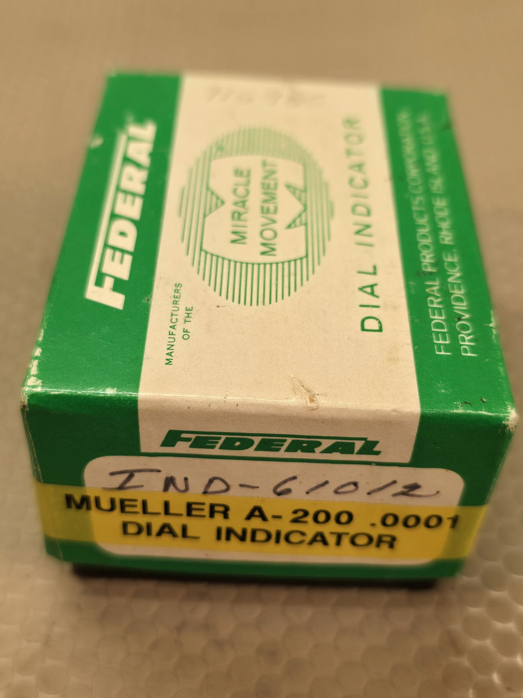 Mueller  IND-61012 A-200 .0001" Dial Indicator Precision Gage
