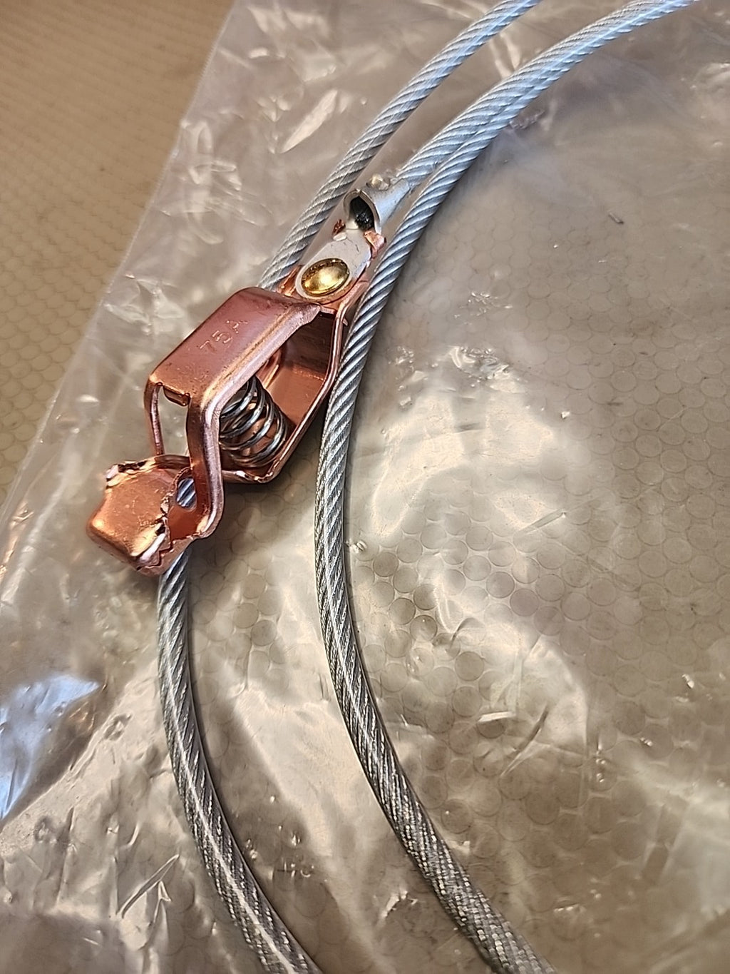 Grounding Wire 8AAM4 18231 Nueller Clip 75 AMP No. 25-C A2428DH