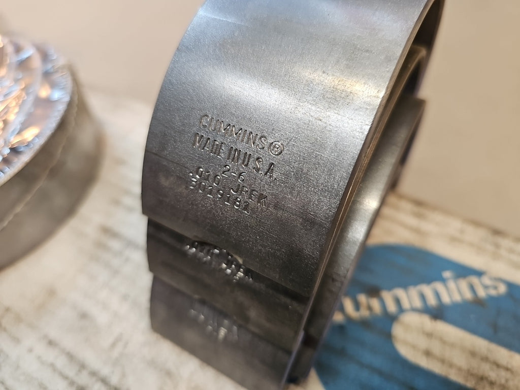 Cummins Genuine OEM 3801261 Main Bearing 0.010 Set 3801261