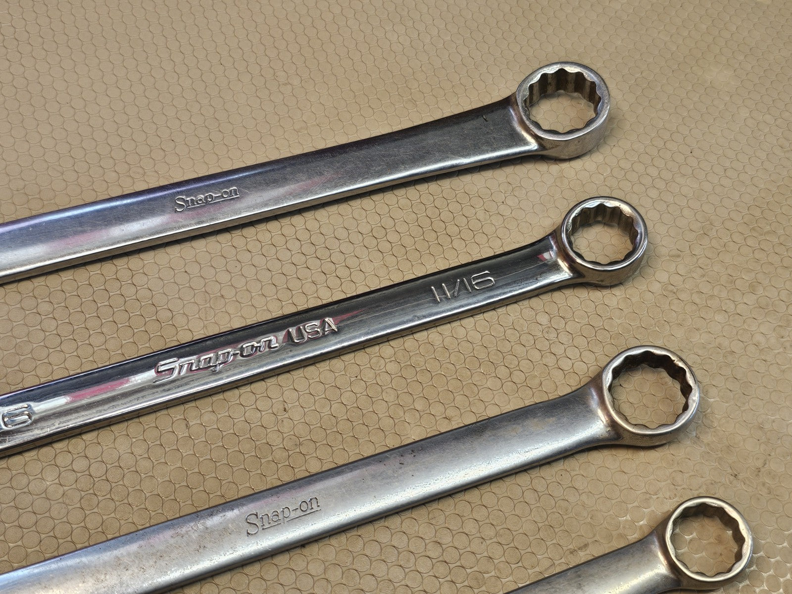 Snap-on OSH707B 12 Point Combination Wrench Set 7-Piece 3/8"-13/16"