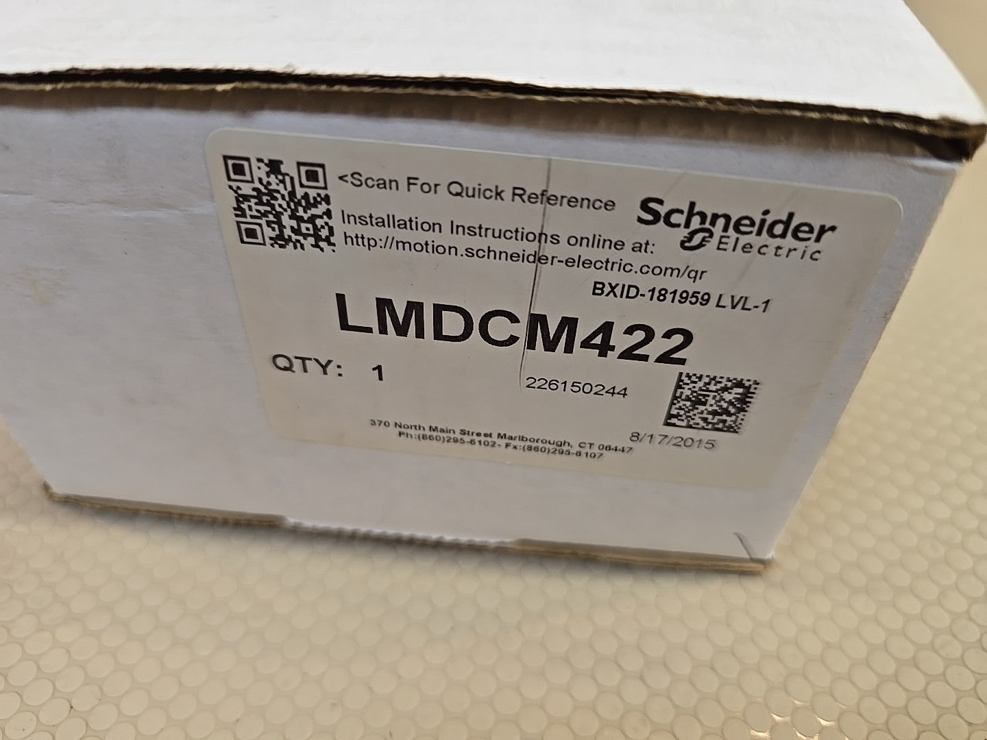 NEW SCHNEIDER LMDCA422 Servo Motor New In Box