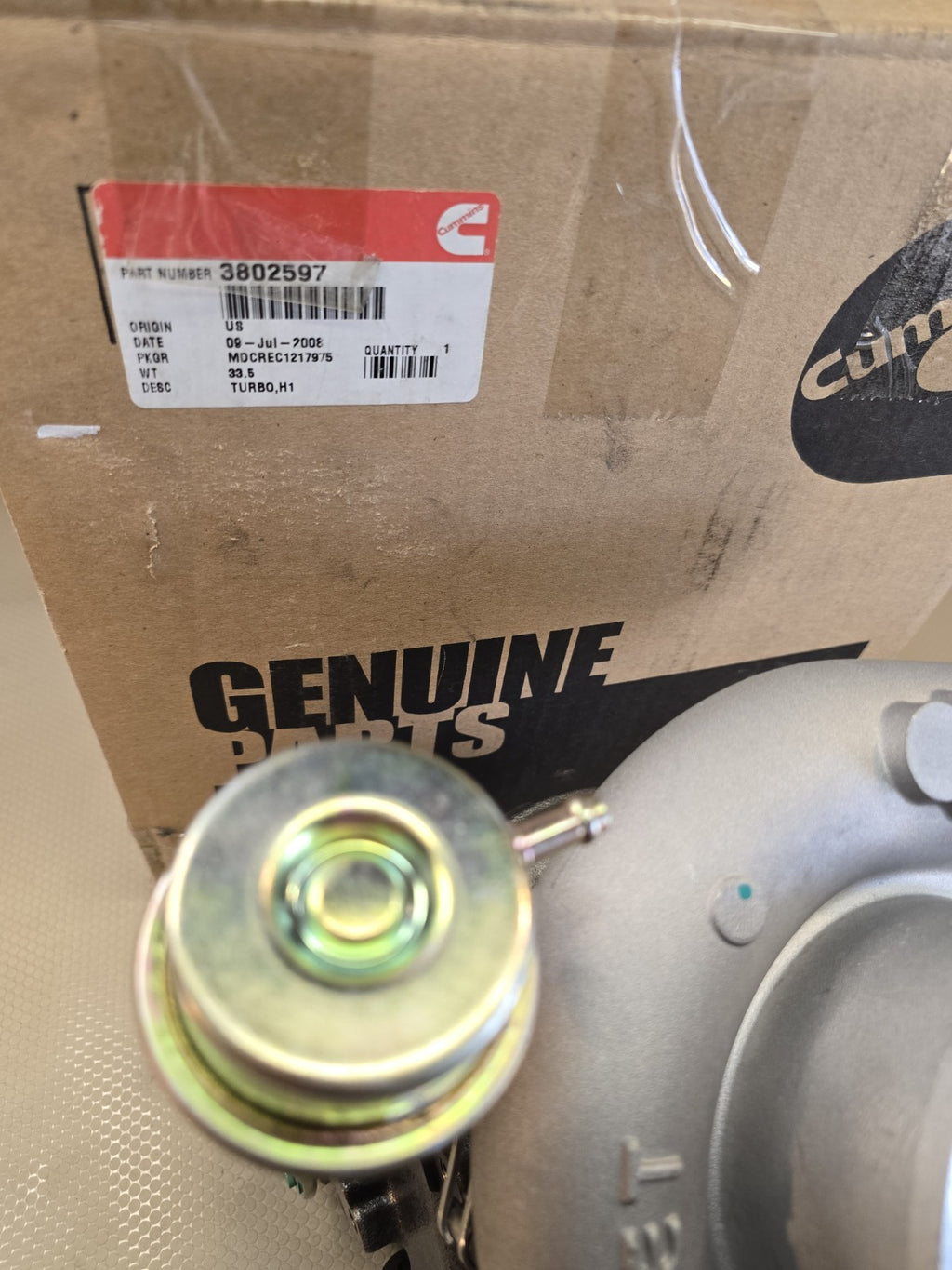 NEW OEM CUMMINS TURBO Kit H1 3802597 