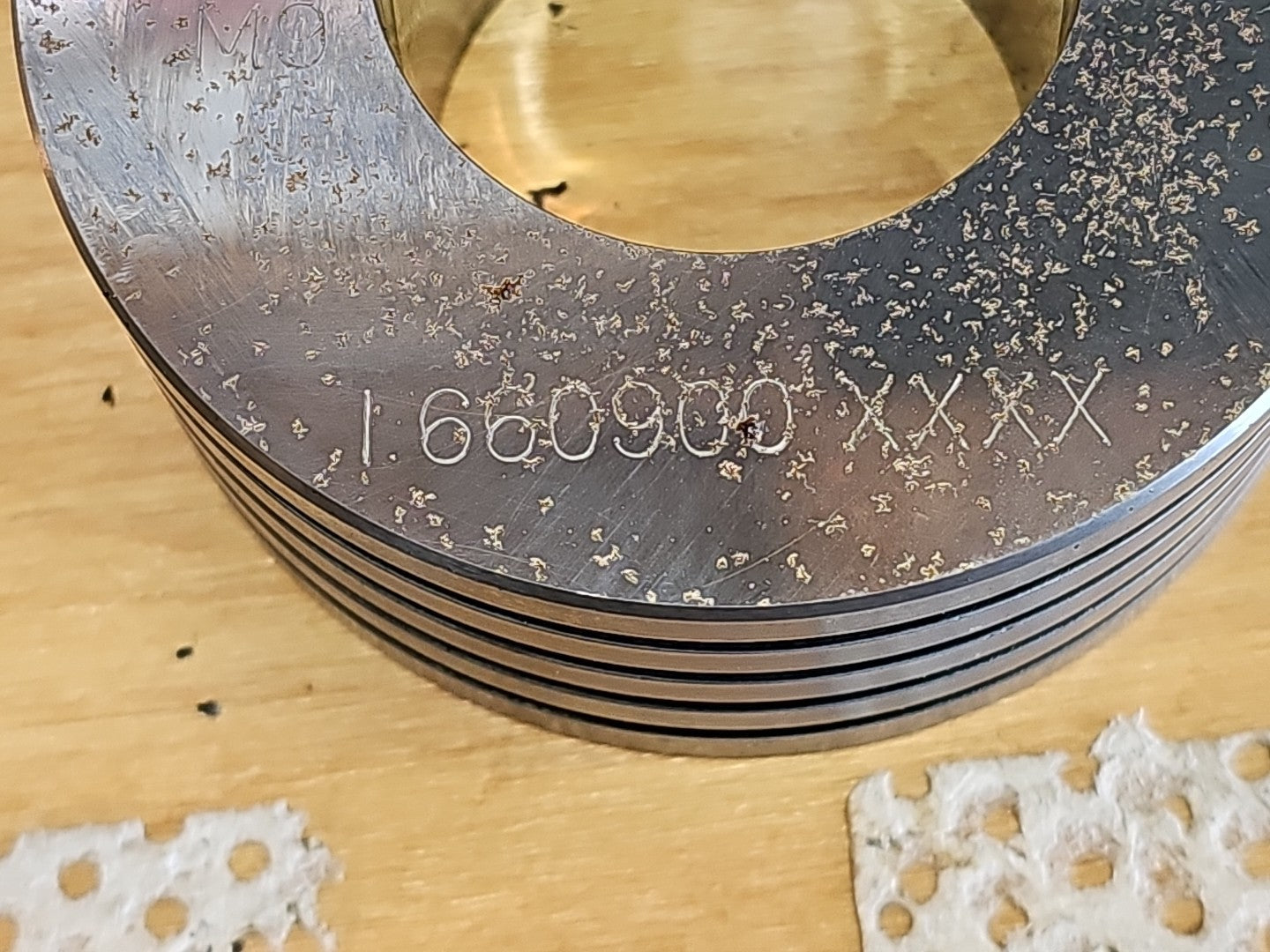 GSG GLASTONBURY SOUTHERN GAGE - 1.660900 XXXX M9 MASTER PLAIN BORE RING GAGE
