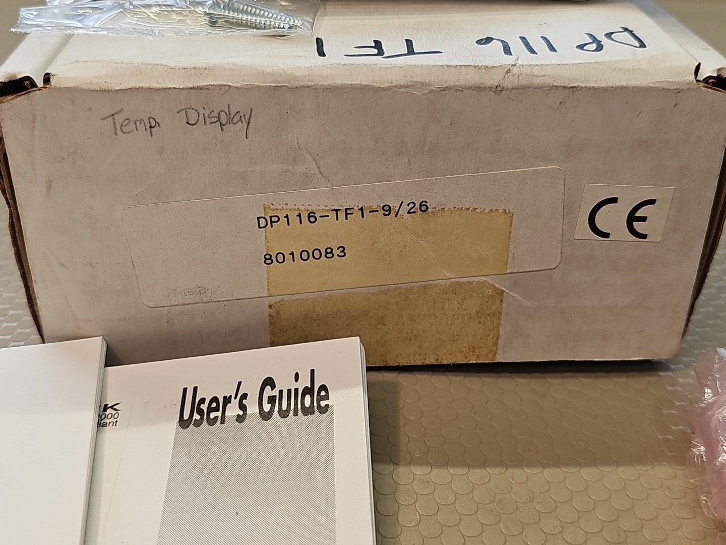 Omega DP116-TF1 Temperature Indicator - NEW