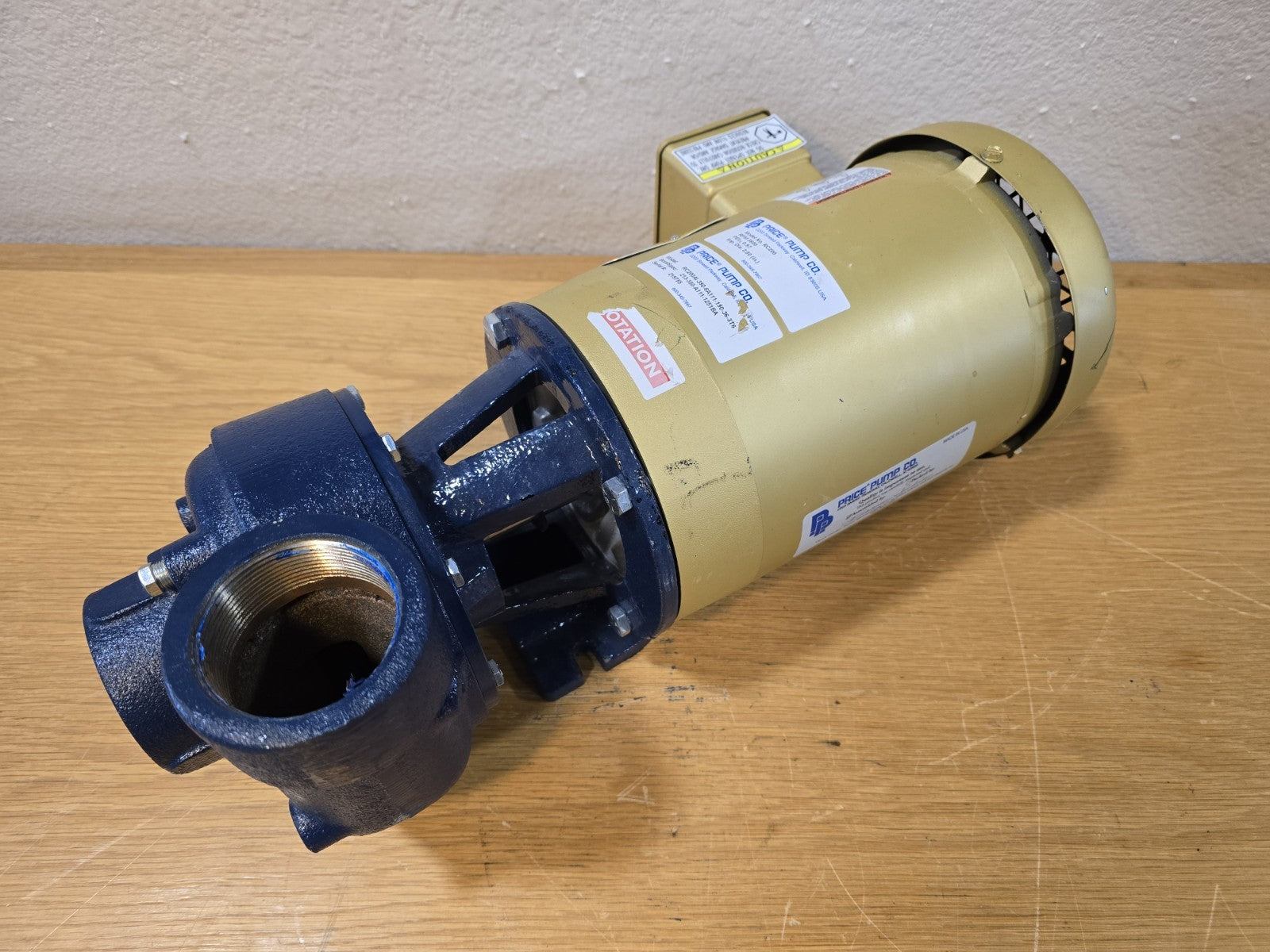 Price Pump RC200 Centrifugal Pump Baldor SuperE 1.5HP Motor  AI-350-6A111 