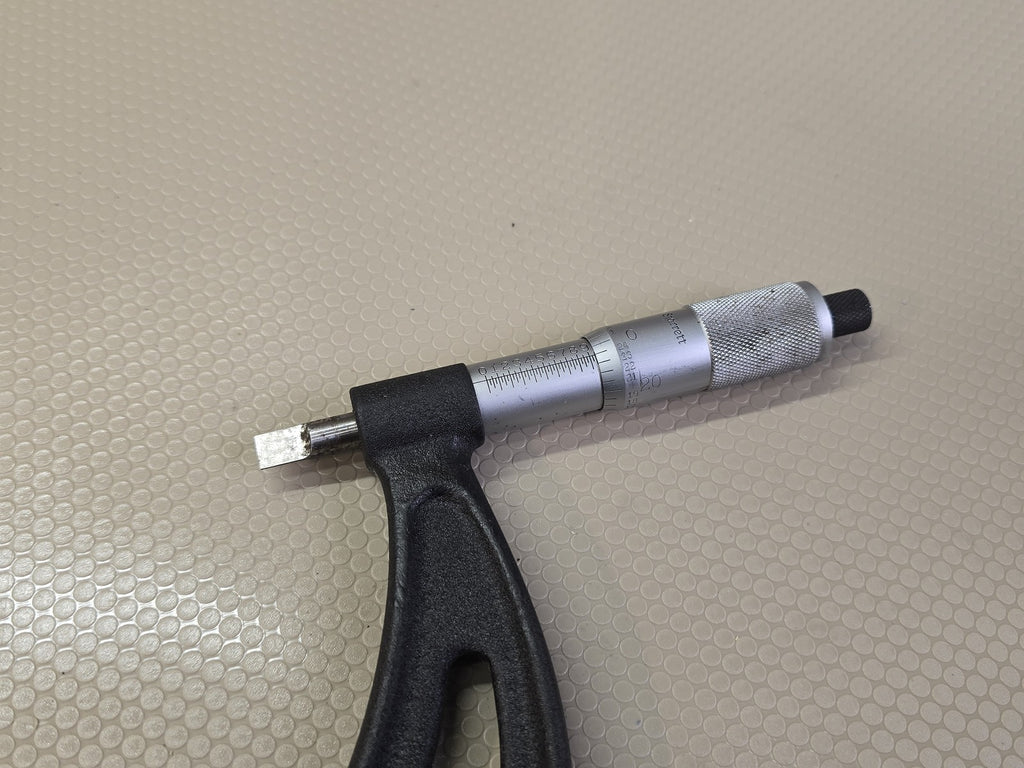 Starrett No 486 Blade Outside Micrometer 6-7" Carbide Tip Precision Machinist To