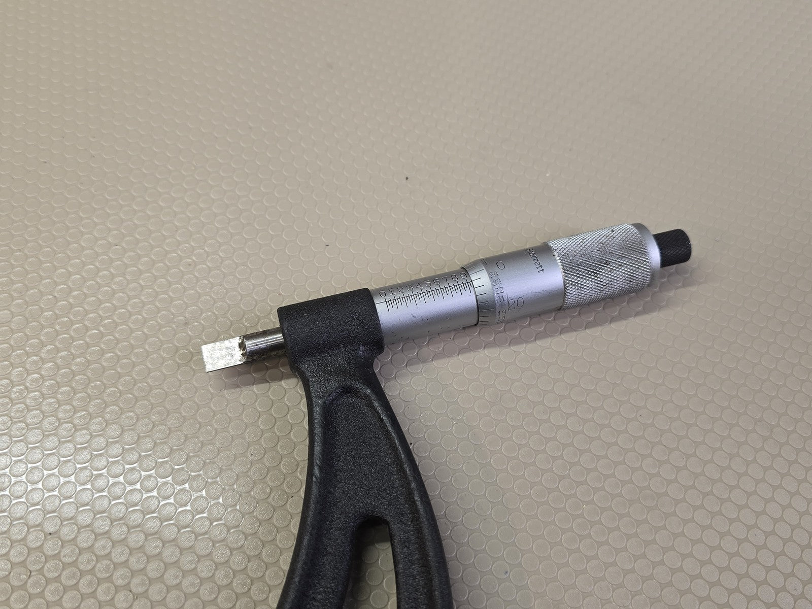 Starrett No 486 Blade Outside Micrometer 6-7" Carbide Tip Precision Machinist To