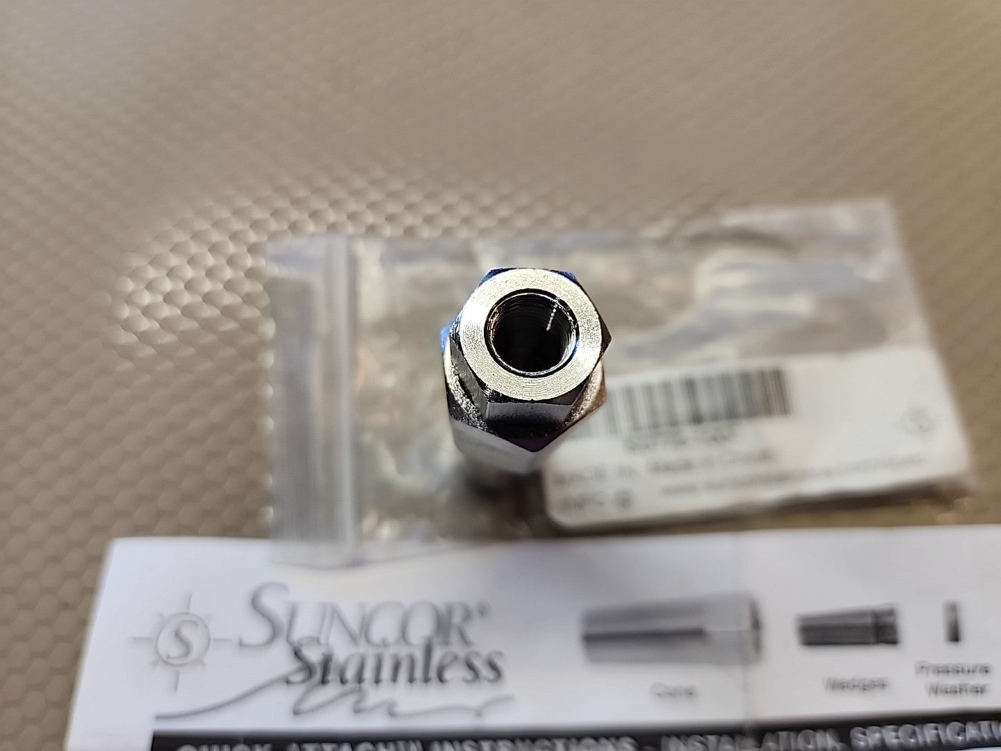 NEW SUNCOR STAINLESS QUICK ATTACH RECEIVER S0770-1007