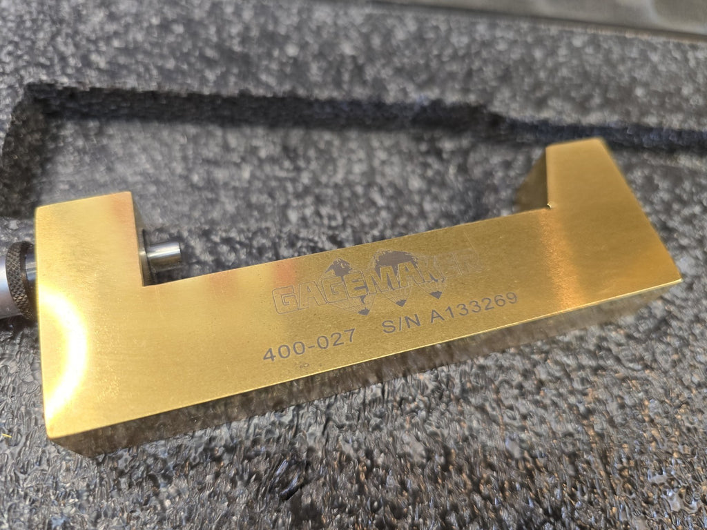 Gagemaker CL-1003 Camlock Micrometer Gage 2” - 3" For API Weld Flange Thickness