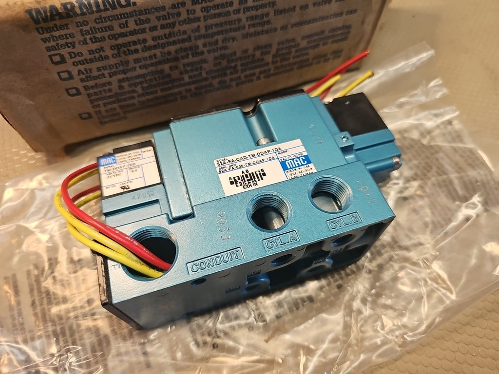 Mac 82A-BA-CAA-TM-DDAP-1DA NEW Valve Solenoid Valve