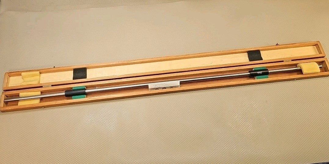 Mitutoyo 167-179 Micrometer Calibration Standard 39” In Wood Box