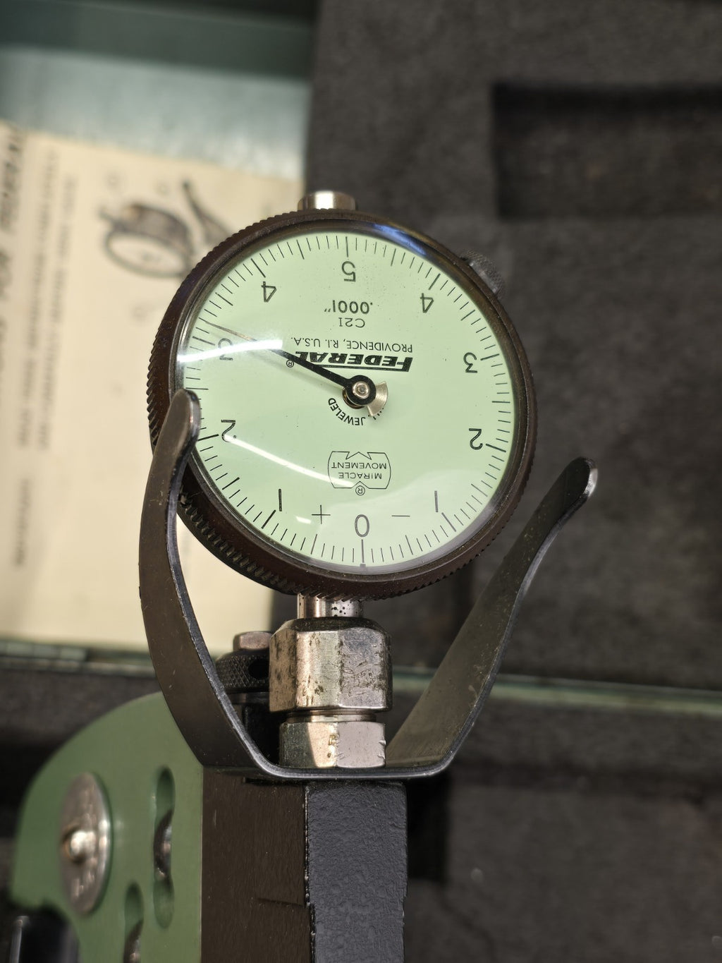 Federal Snap Gage 300P-3. 2-3”  Mahr Indicator Case 