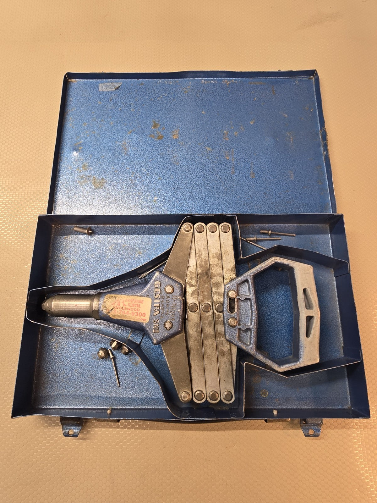 Gesipa 1456674 SN2 Blind Riveting Tool, Scissor-type Vintage 1/4