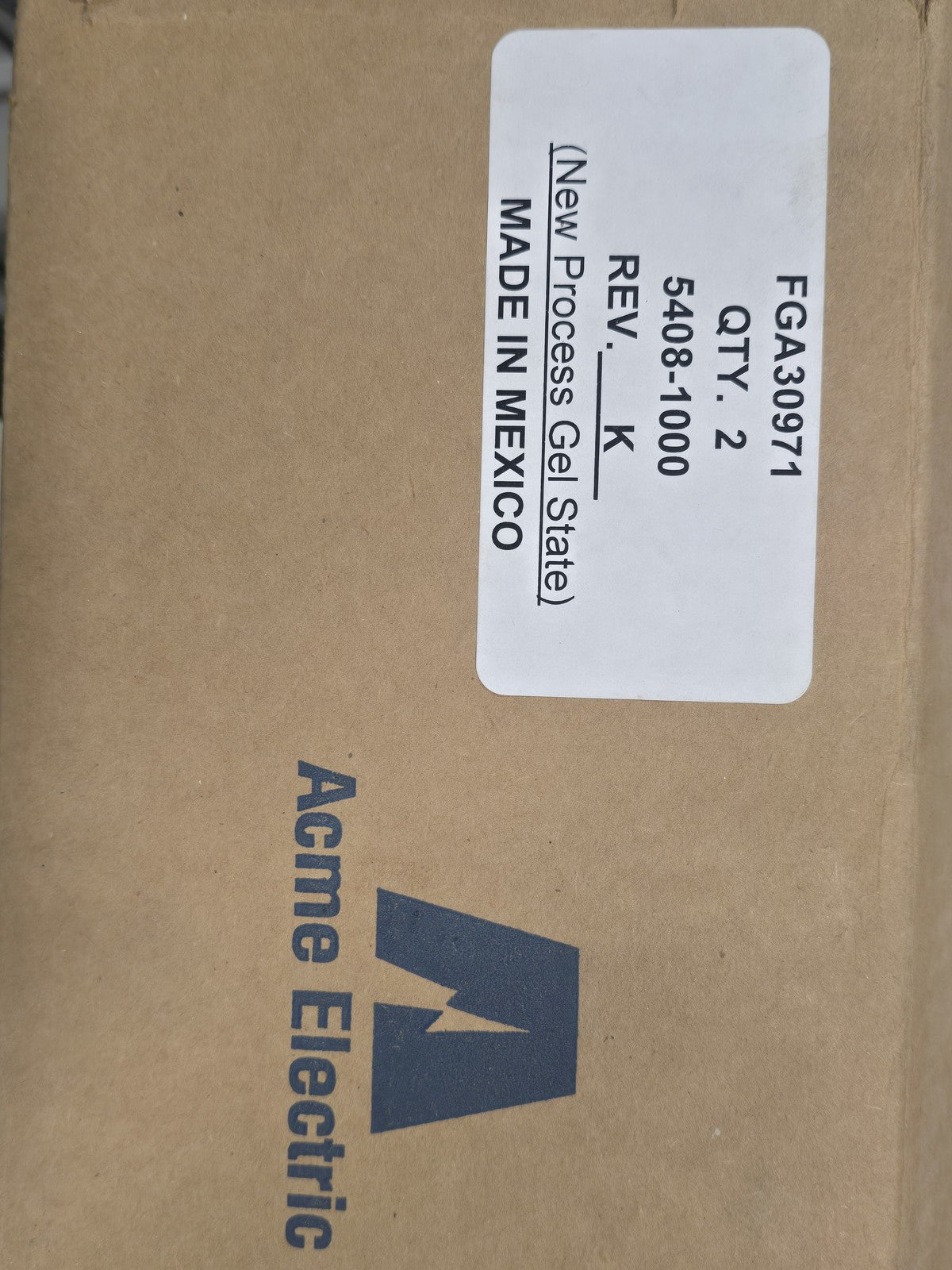 2x Acme Electric 5408-1000 FGA30971 Industrial Control Transformer New
