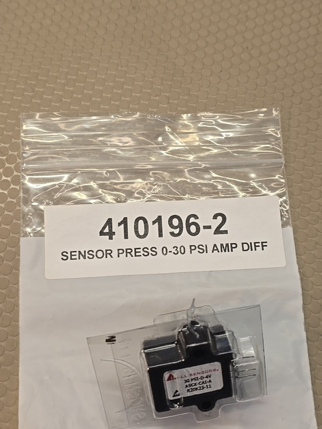 CAI 410196-2 Air Pressure Sensor 0-30 PSI - California Analytical Instruments