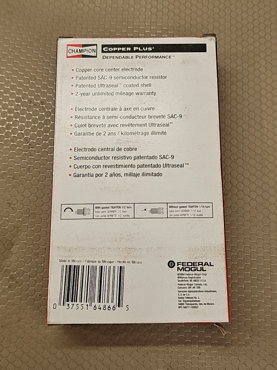 CHAMPION SPARK Plug 526 RD15Y 6 Pack
