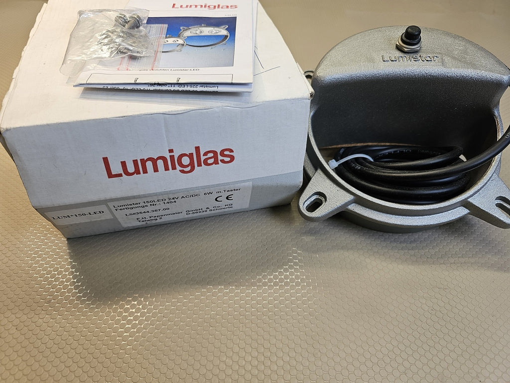 Lumiglas 3544.367.00 Lumistar 150LED Light Fixture 24V AC/DC 6W w/ Button New