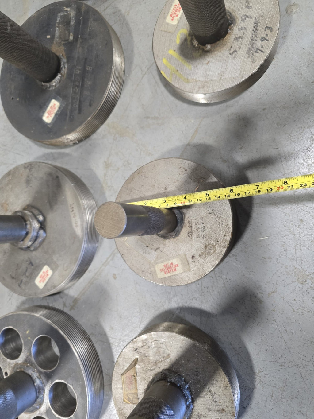LARGE 5 - 10 Inch Thread Plug Gages Shoulder Connection Thread Gage