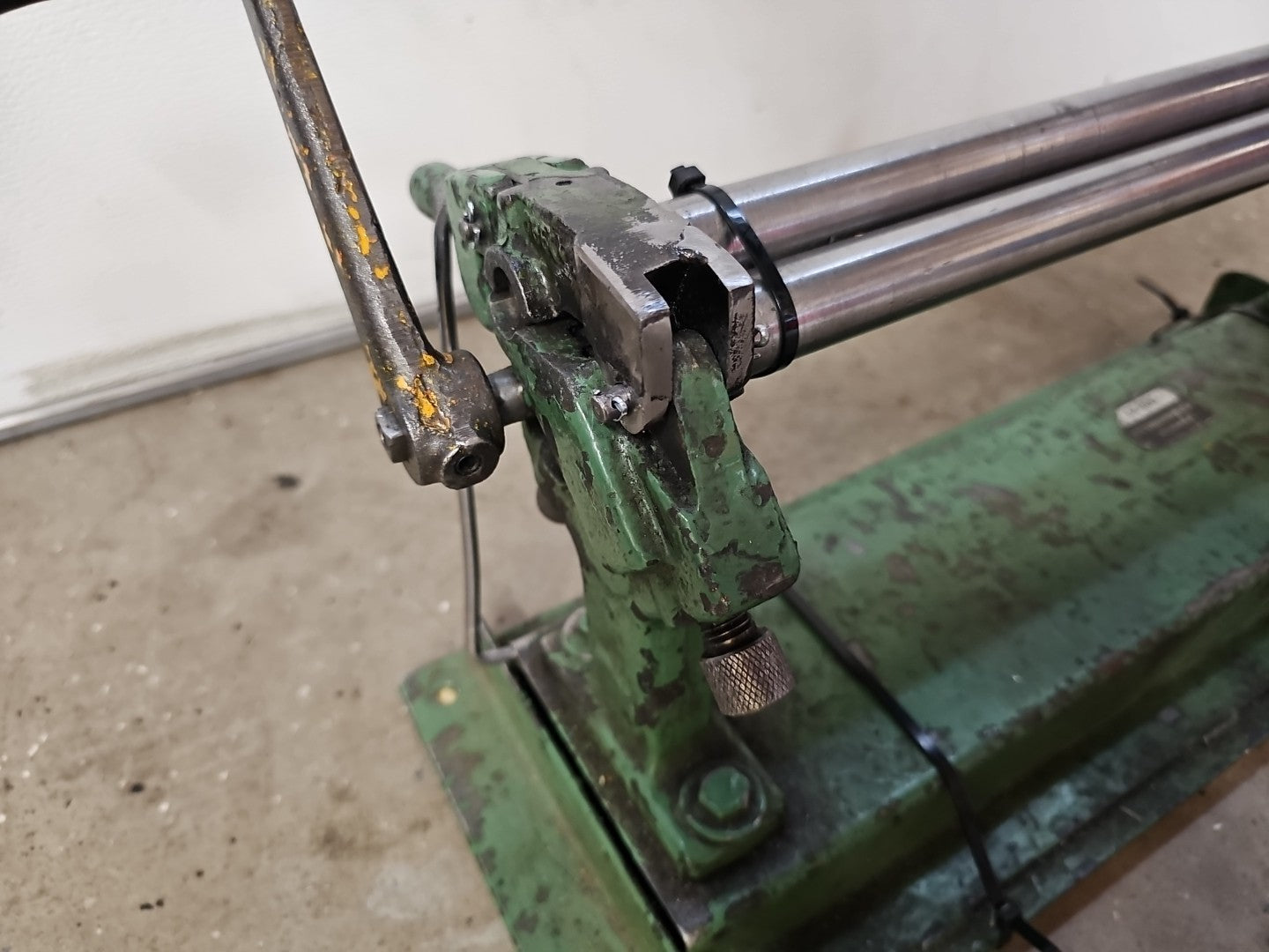 Peck Stow Wilcox Sheet Metal Roller Bender Pexto Gauge Capacity 16" Bench 0350A