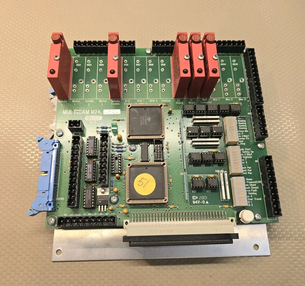 MultiCam M24 Rev 5  K520 5 Control Board Main Control M Series *Low Hours*