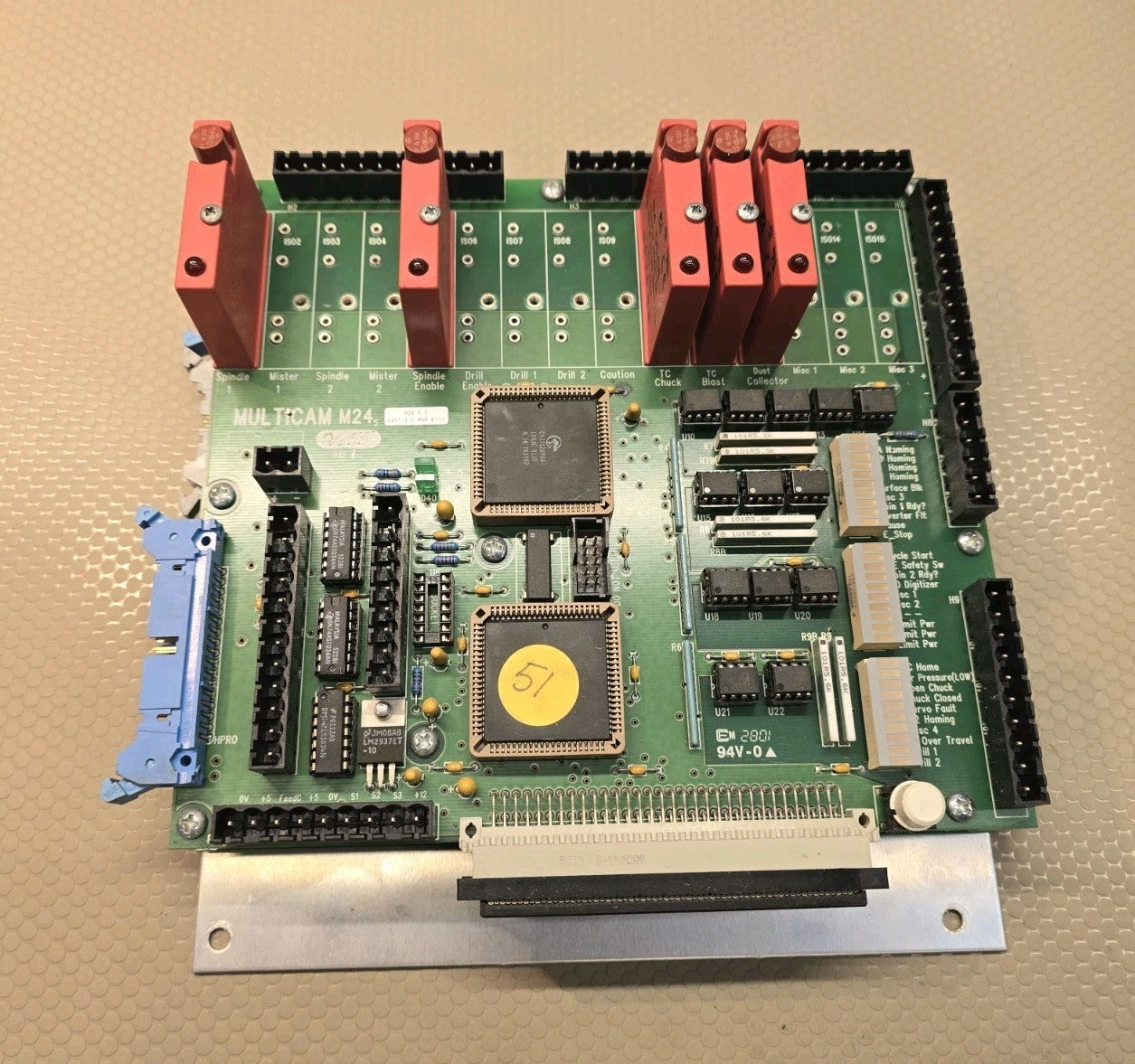 MultiCam M24 Rev 5  K520 5 Control Board Main Control M Series *Low Hours*