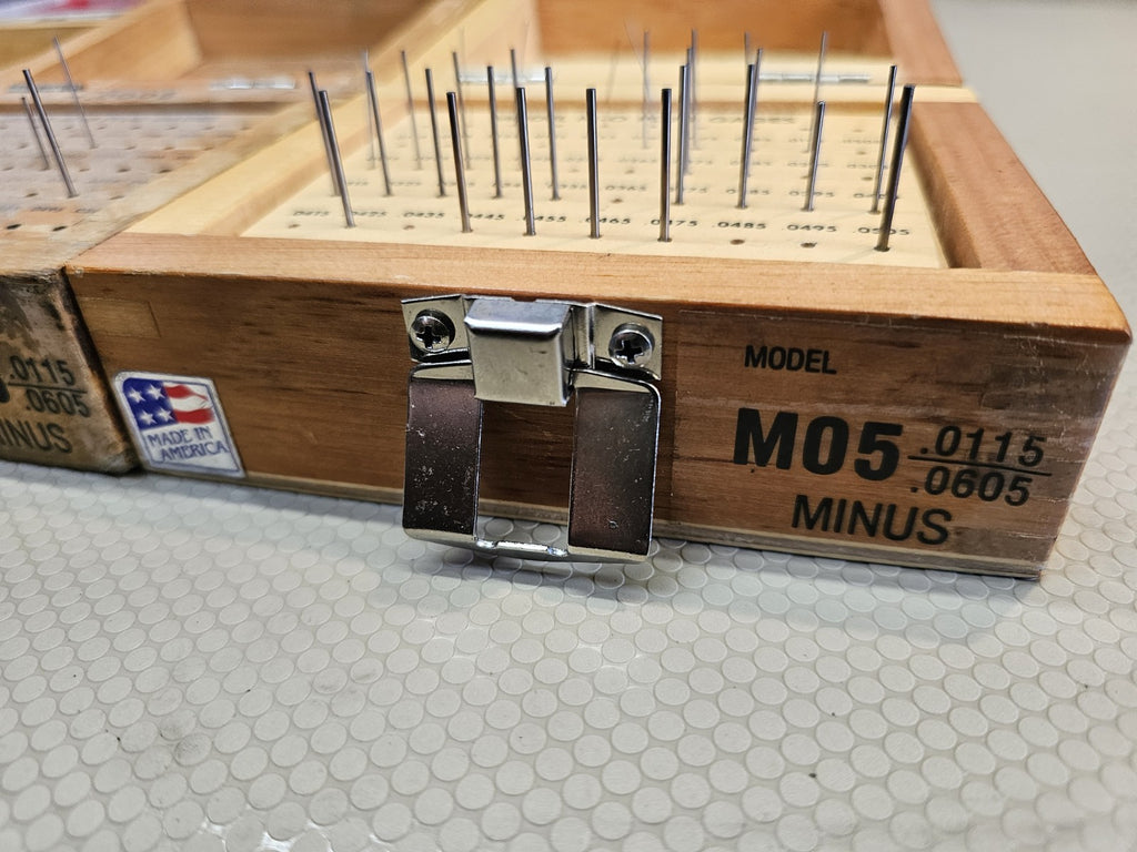 6x! Vermont /DoALL Meyer M-0 Plus & Minus Pin Gage Set 6 Partial sets USA 