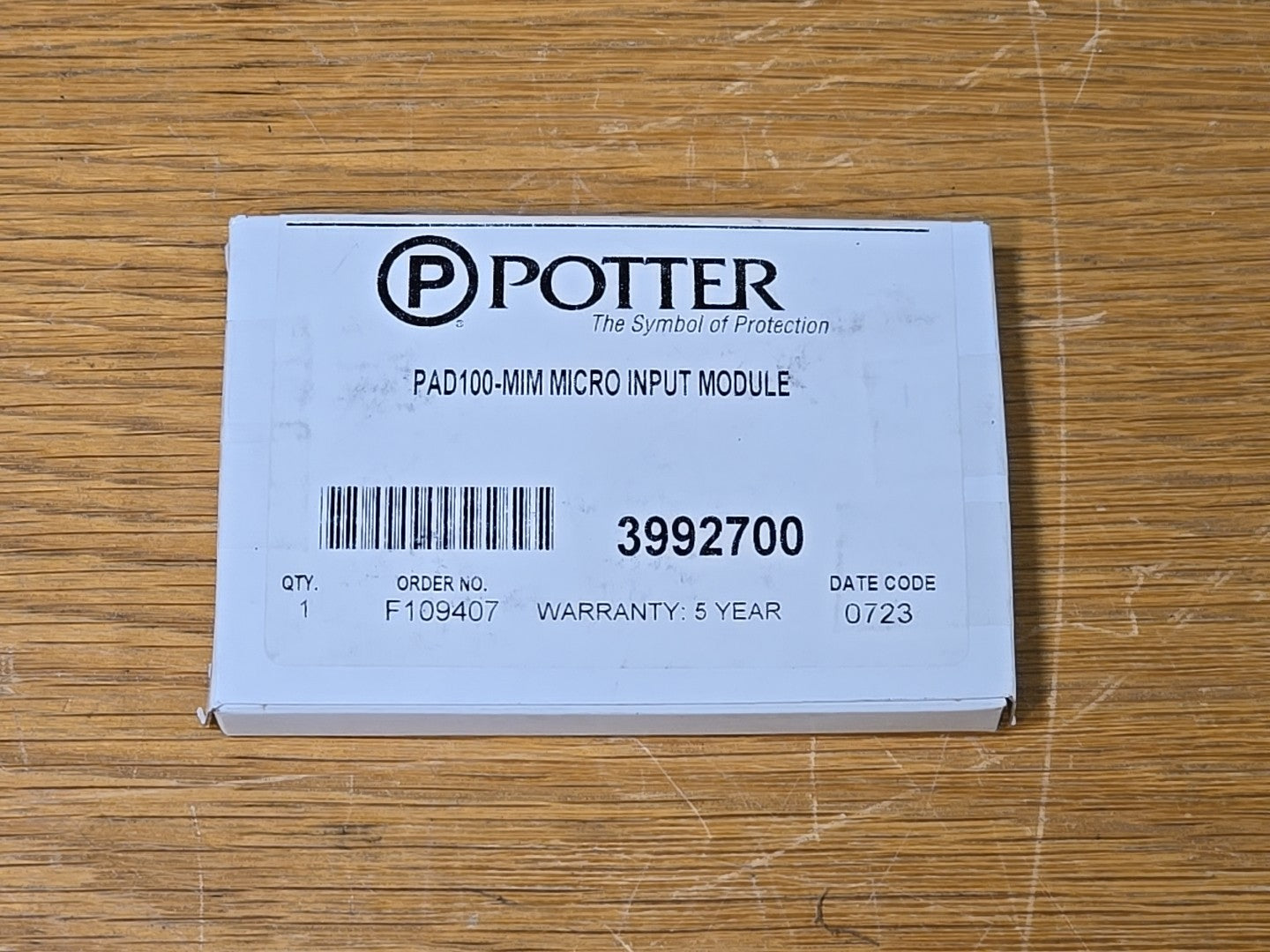 POTTER PAD100-MIM