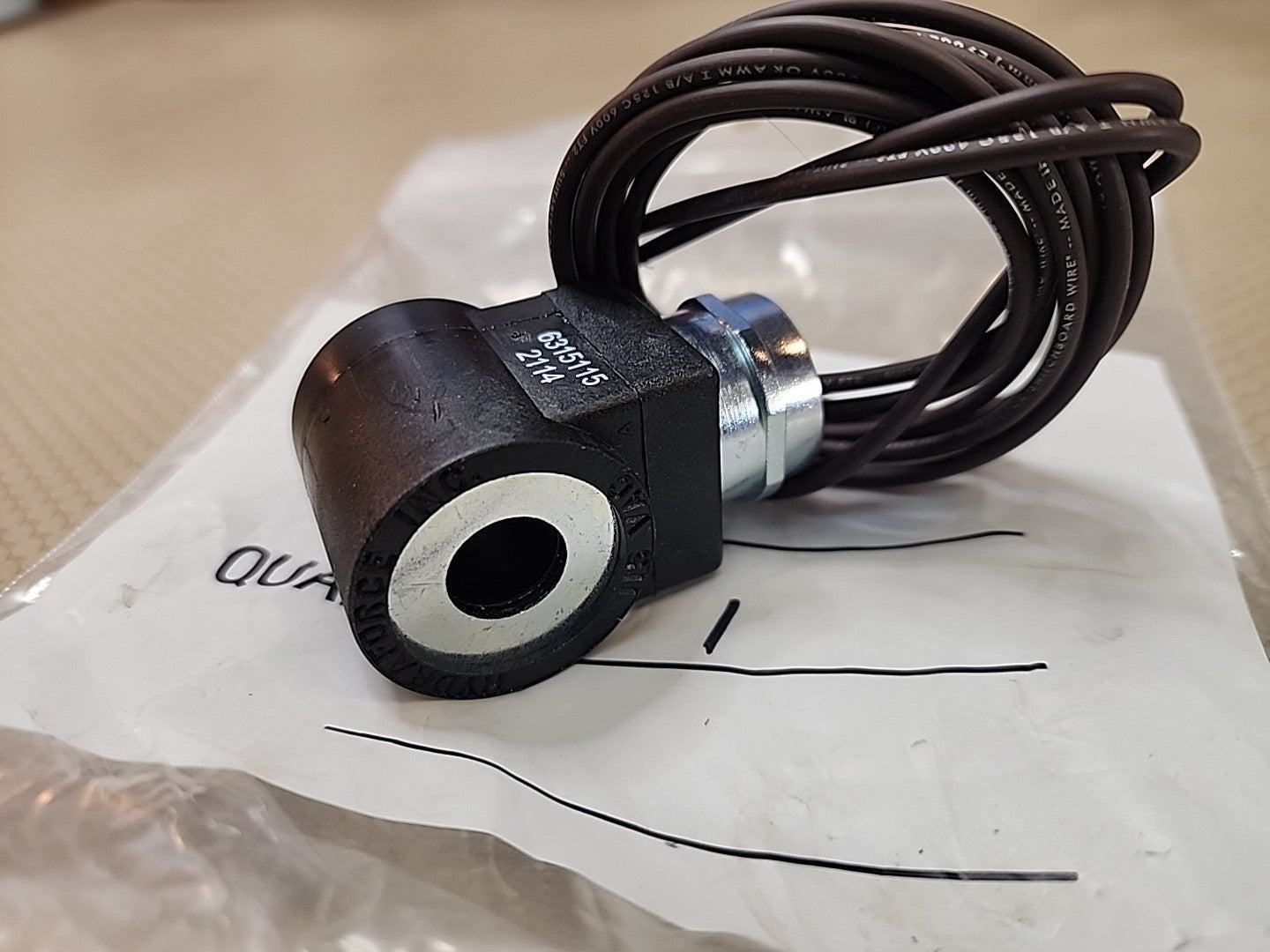 Hydraforce 6315115 Solenoid Valve Coil, Wire Leads, 115v AC, NEW